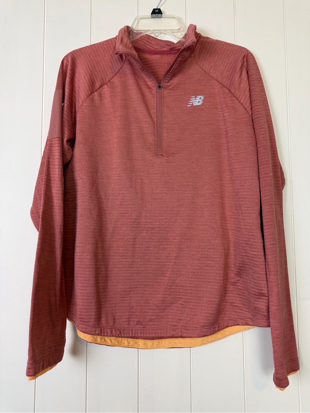 New Balance Womens Half-Zip Performance Pullover - Dusty Rose - Picture 1 of 8